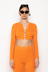 BLOOMING CROPPED SWEATER