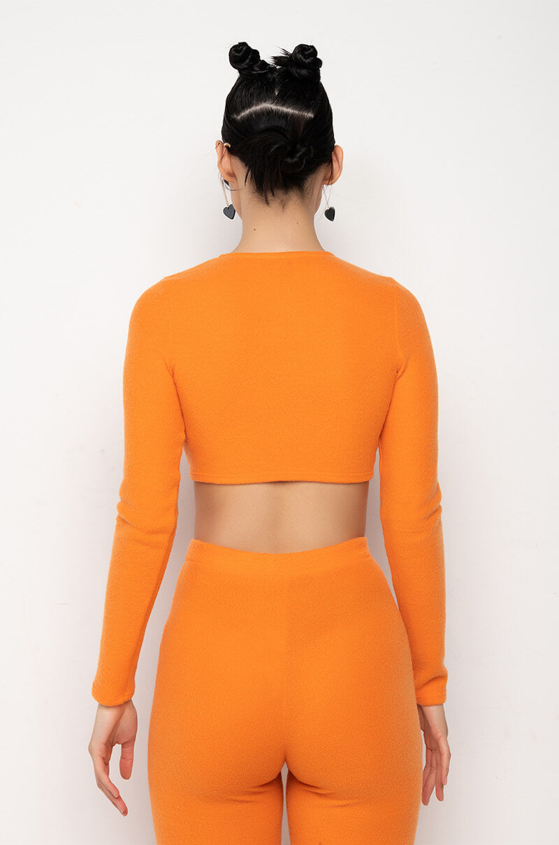 BLOOMING CROPPED SWEATER