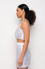 BODIED RHINESTONE CROP TOP