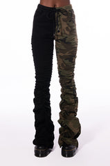 BODY IS THE BEST CINCHED CAMO JOGGER