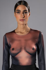 BODY MOVES LONG SLEEVE BODYSUIT