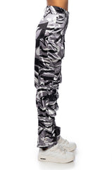 BONNE SOIREE CAMO CARGO PANTS