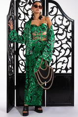 BORN TO BE WILD SATIN CORSET