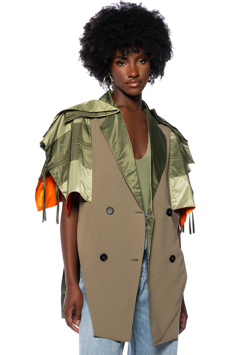 BOWERY DECONSTRUCTED MILITARY VEST