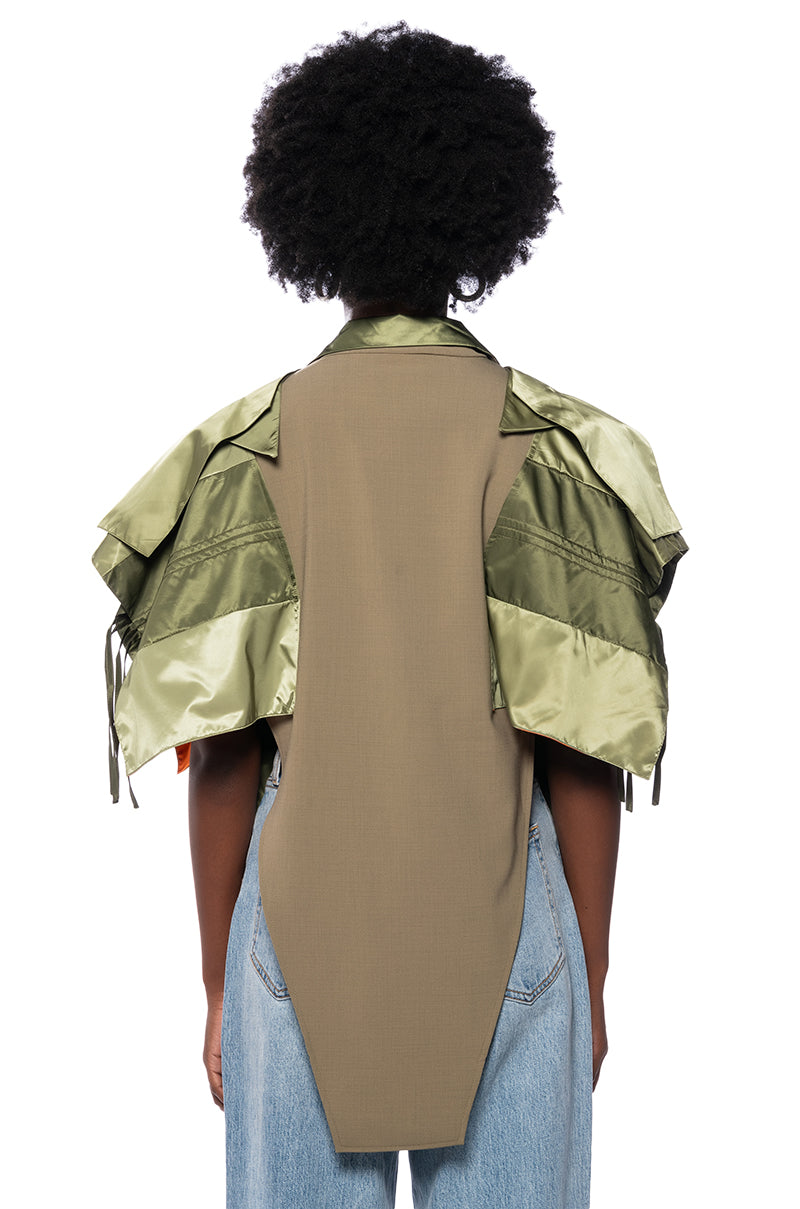 BOWERY DECONSTRUCTED MILITARY VEST
