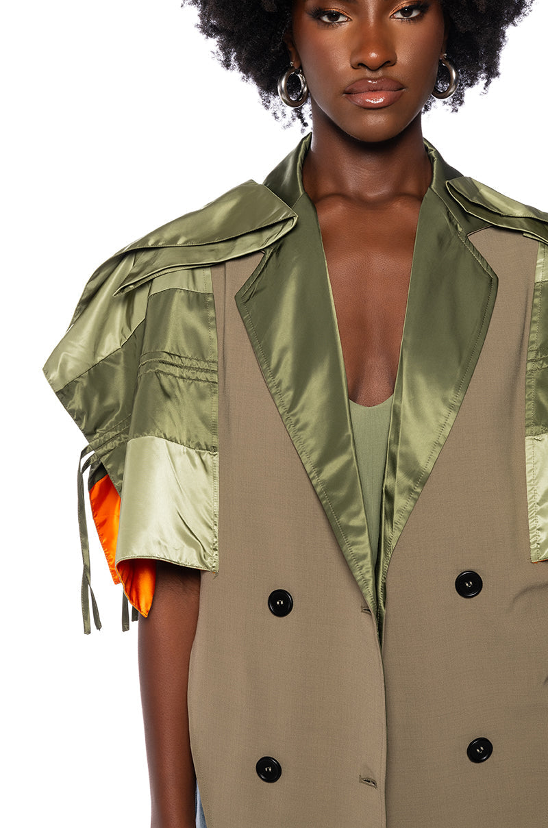 BOWERY DECONSTRUCTED MILITARY VEST