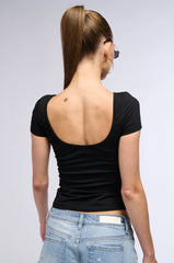 BREATHE ME IN TOP WITH CUTOUT