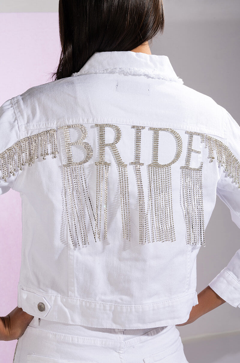 BRIDE TO BE DENIM JACKET