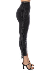 BRITT FRINGE DETAIL MAXI SKIRT