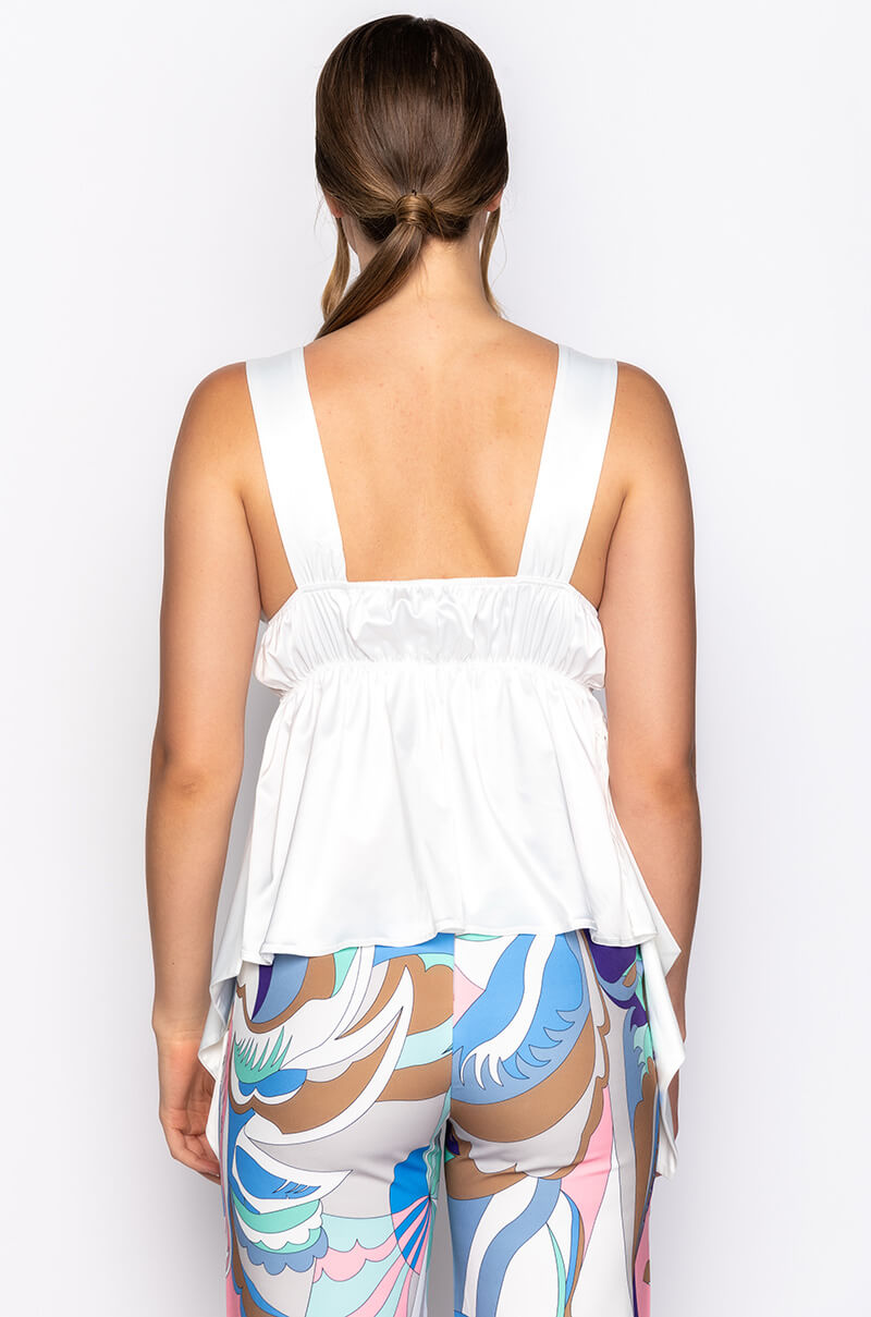 BRITTANY DEEP V SLEEVELESS BLOUSE