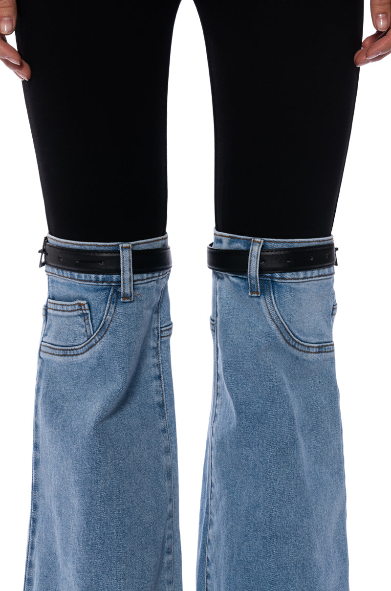 BUCKLE UP DENIM BOOT LEGGING
