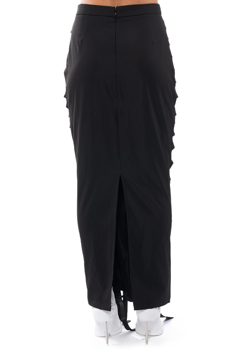 BUCKLE UP MAXI SKIRT