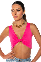 BUTTERCUP COLLECTION TWIST TANK TOP