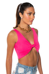 BUTTERCUP COLLECTION TWIST TANK TOP