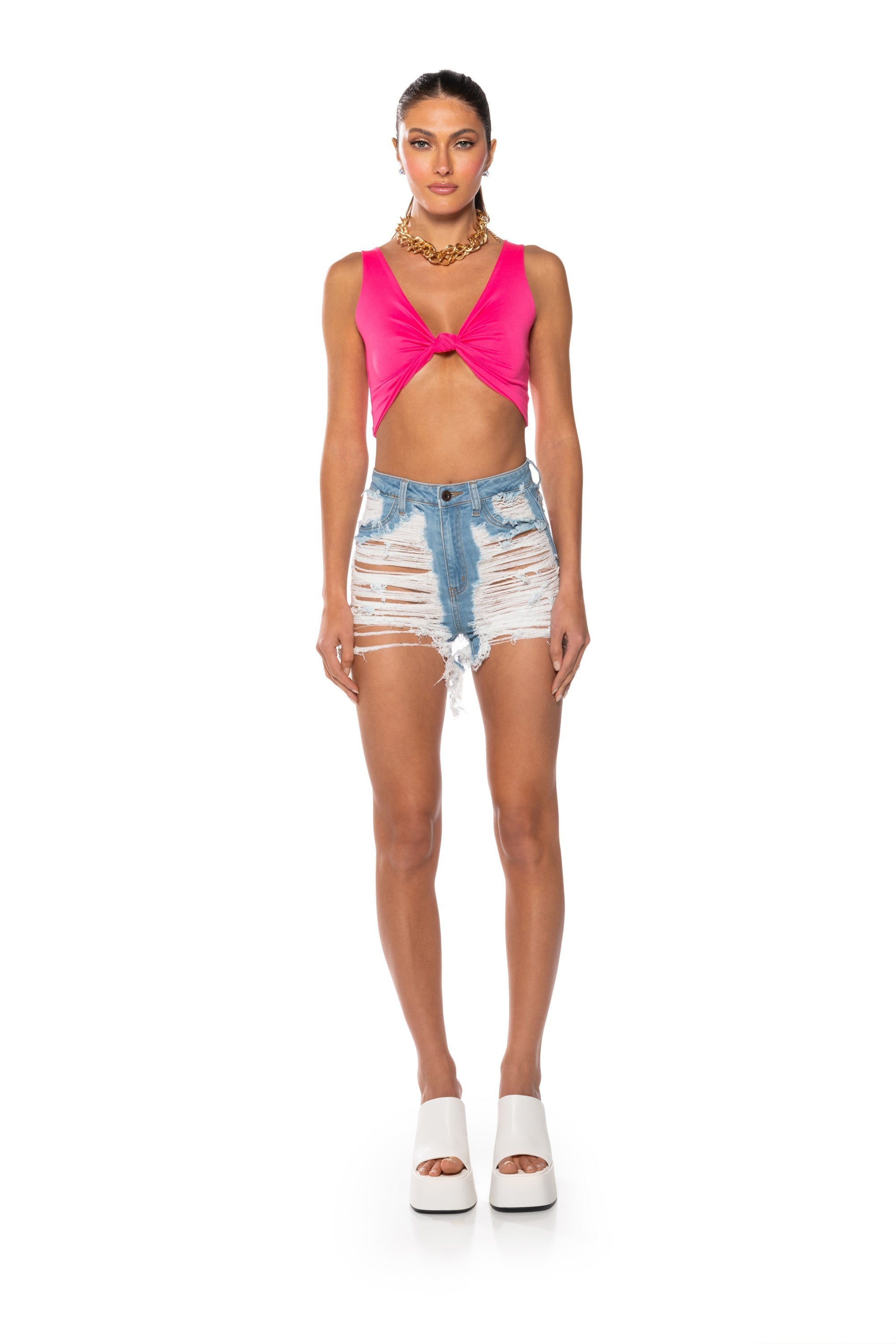 BUTTERCUP COLLECTION TWIST TANK TOP