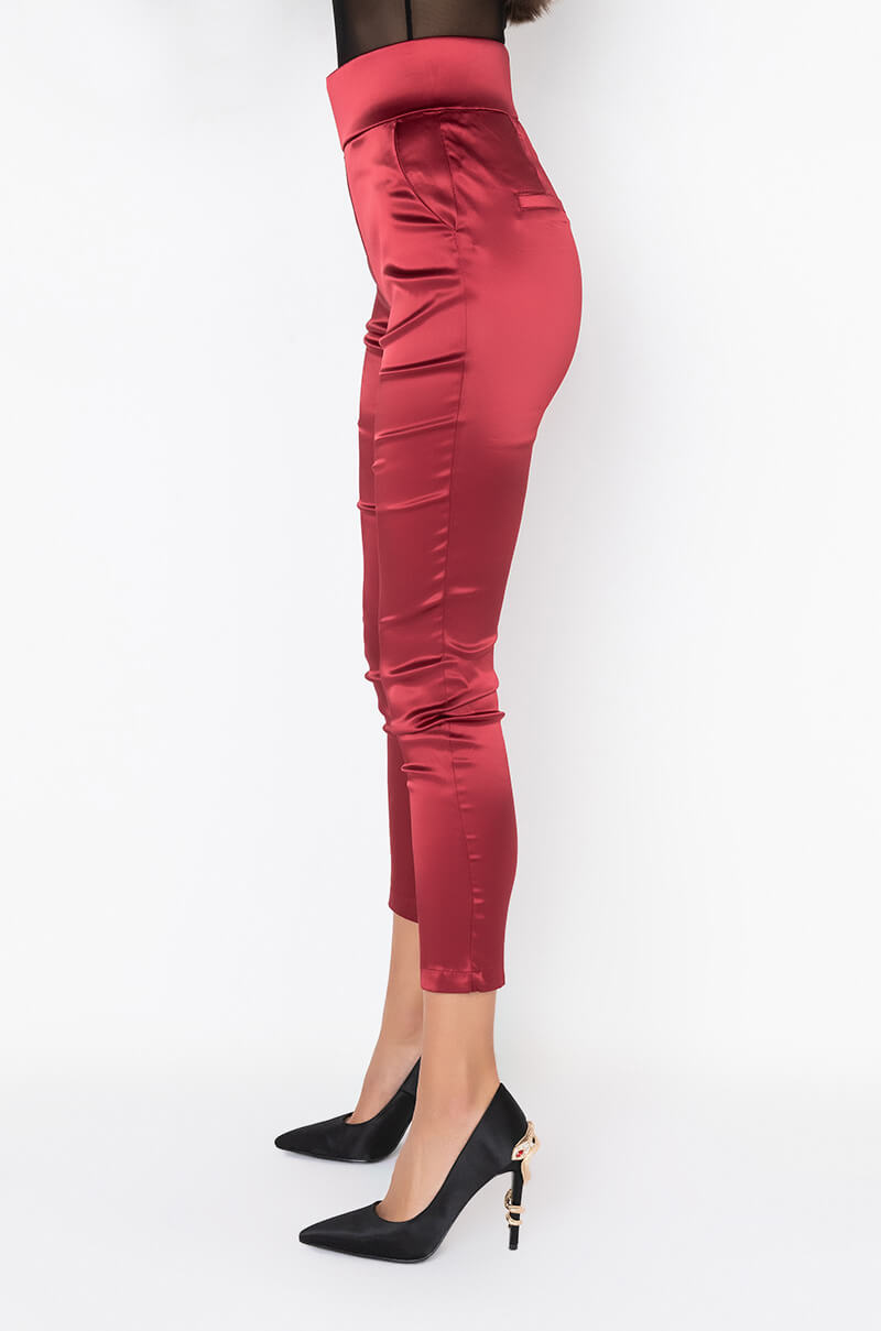 CALL ME BABY SATIN TROUSER