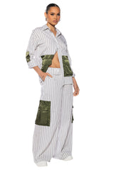 CALLIE CARGO WIDE LEG PANT