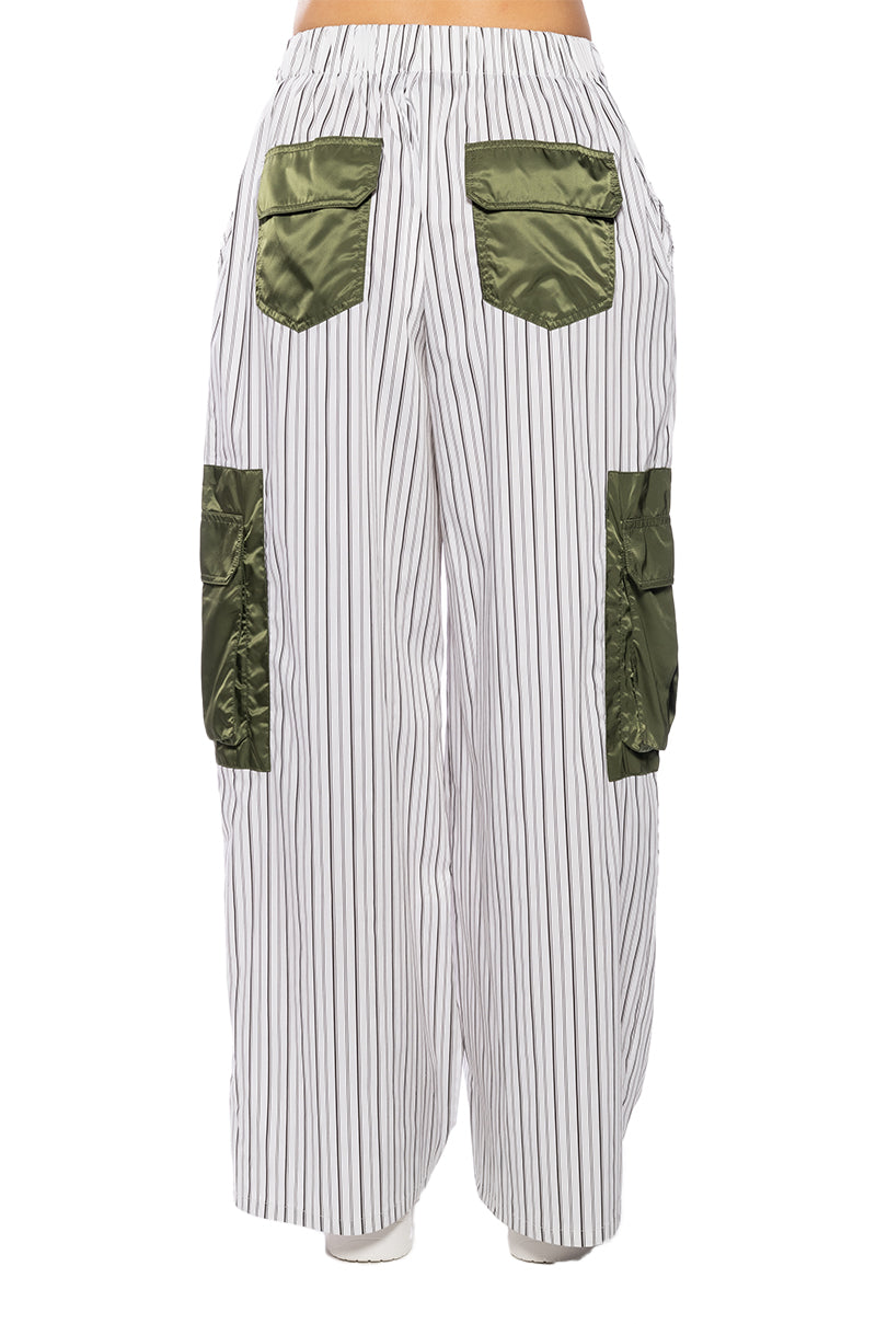 CALLIE CARGO WIDE LEG PANT