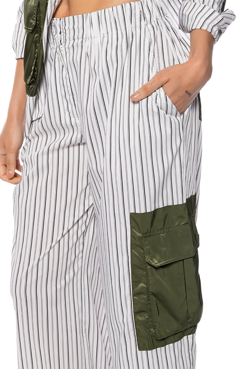 CALLIE CARGO WIDE LEG PANT
