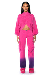 CANDY DREAMS RELAXED CARGO JEANS