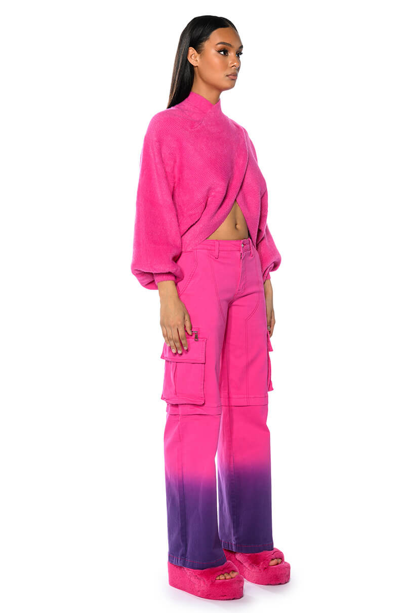 CANDY DREAMS RELAXED CARGO JEANS