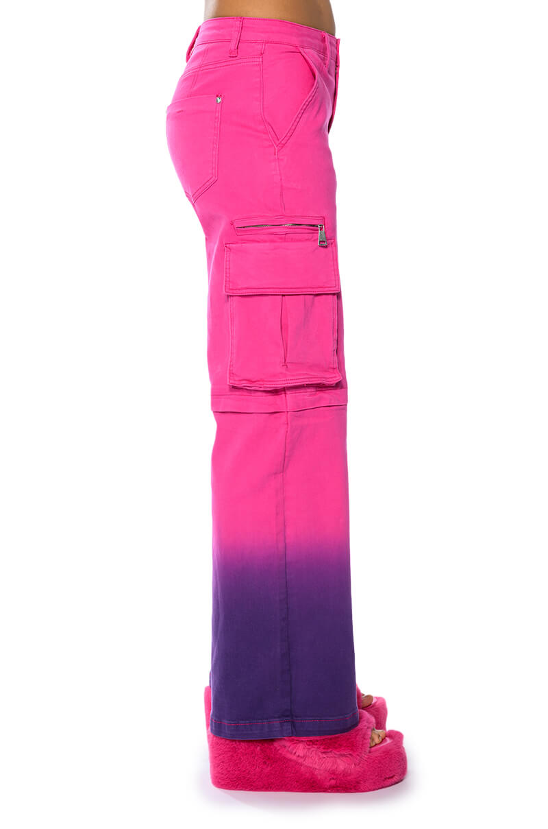 CANDY DREAMS RELAXED CARGO JEANS