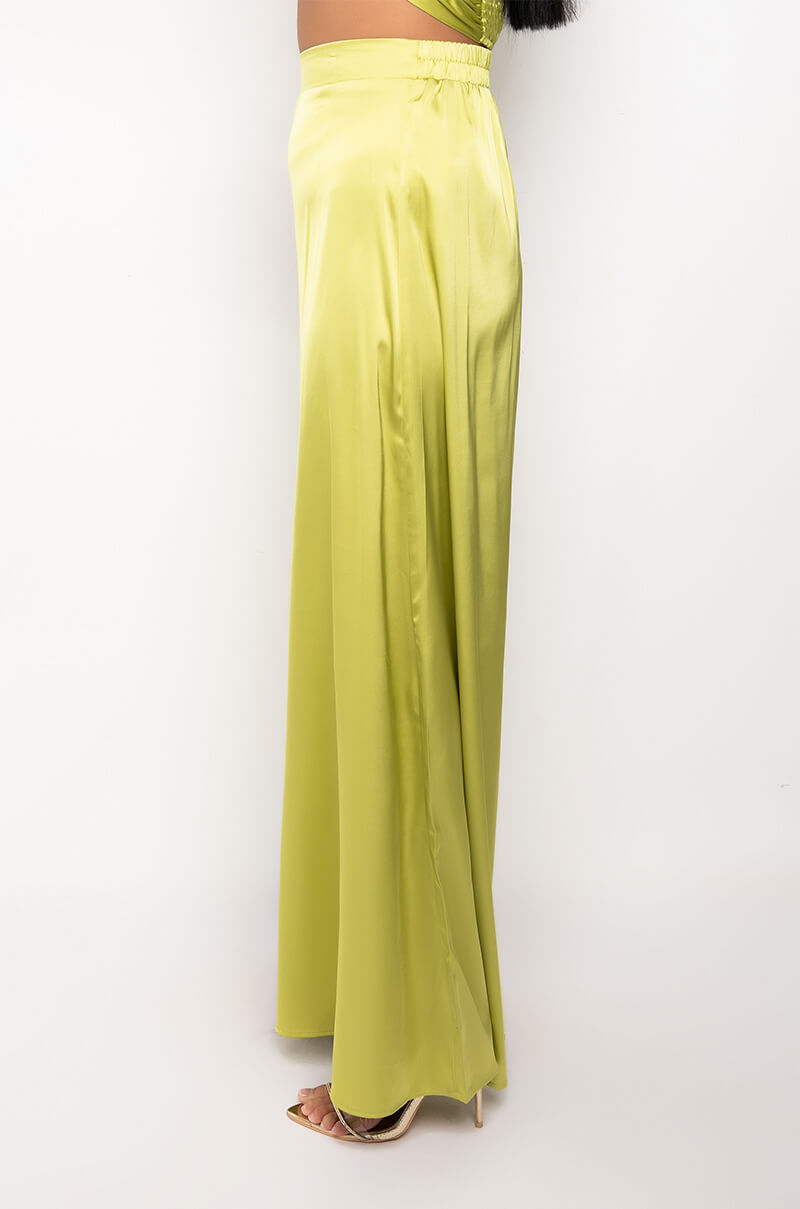 CANT RELATE SATIN PALAZZO PANT