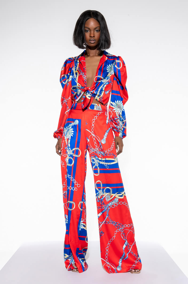 CAPRI SATIN TIE FRONT BODYSUIT