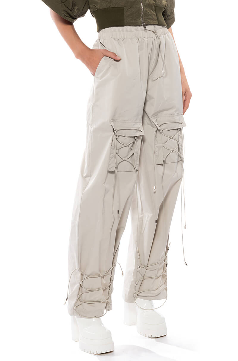 CARA ELASTIC DETAIL UTILITY JOGGER