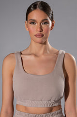 CASUAL CASEY CROP TANK TOP