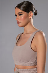 CASUAL CASEY CROP TANK TOP