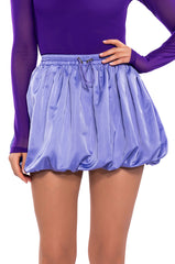 CASUALLY CUTE NYLON MINI SKIRT