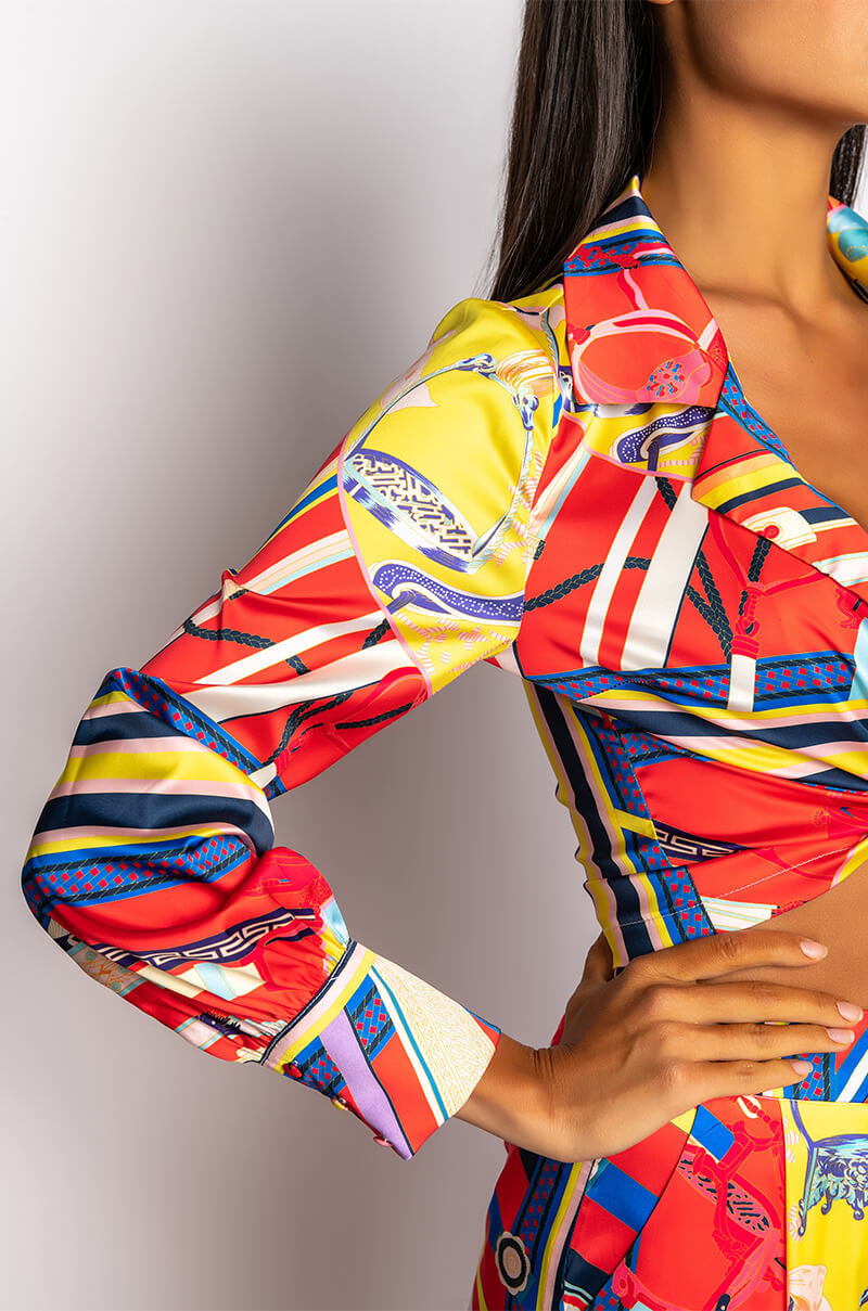 CAYMAN WRAP FRONT TOP