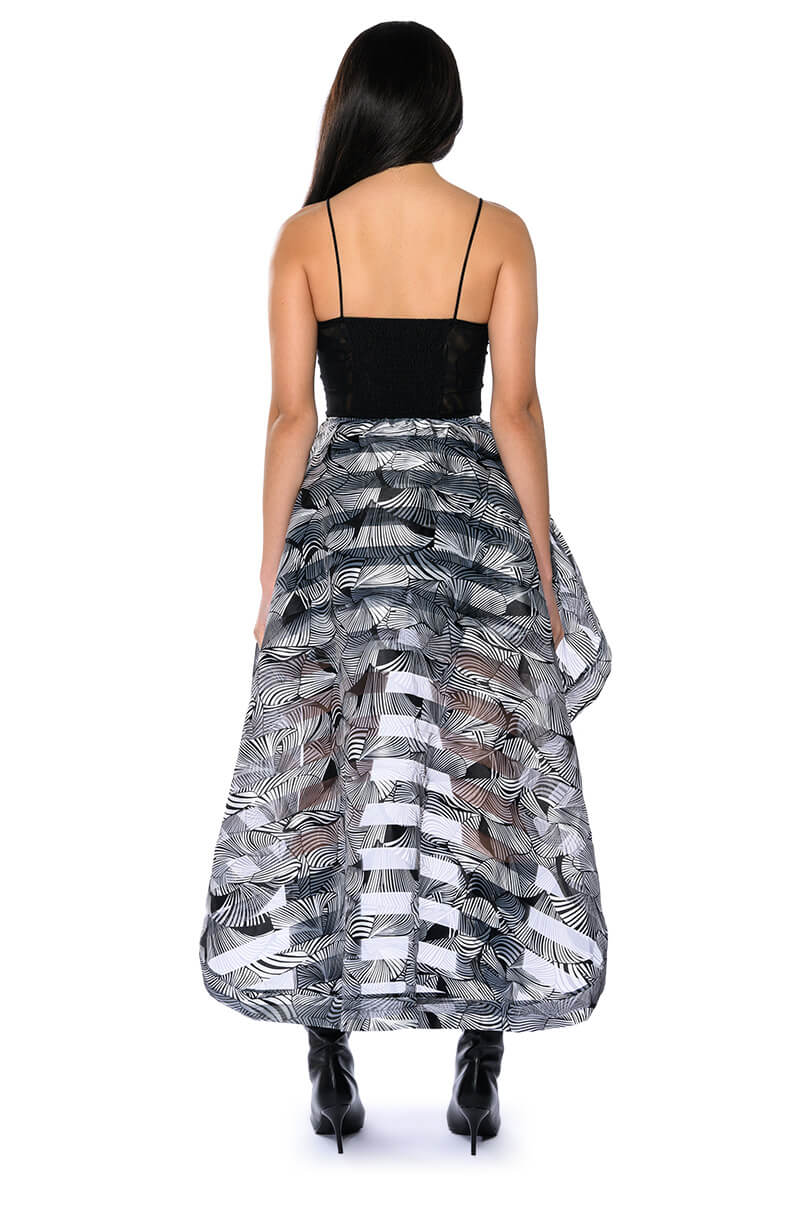 CECCOLI HIGH LOW CORSET STRAPLESS TOP
