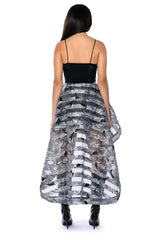 CECCOLI HIGH LOW CORSET STRAPLESS TOP