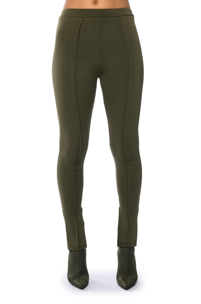 CELINE HIGH RISE SLIT PANT