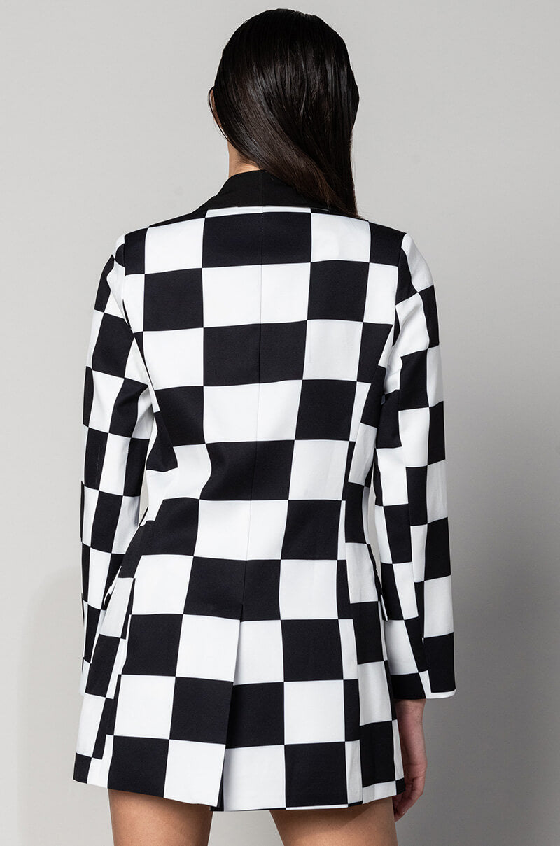 CHECKMATE FITTED BLAZER