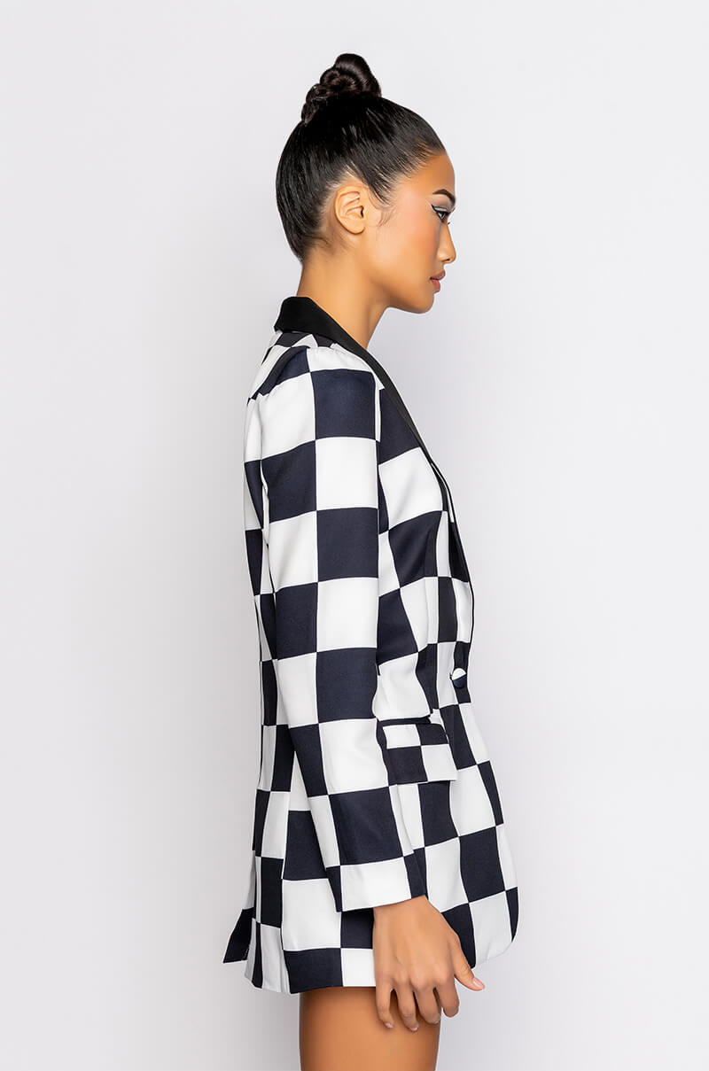 CHECKMATE FITTED BLAZER