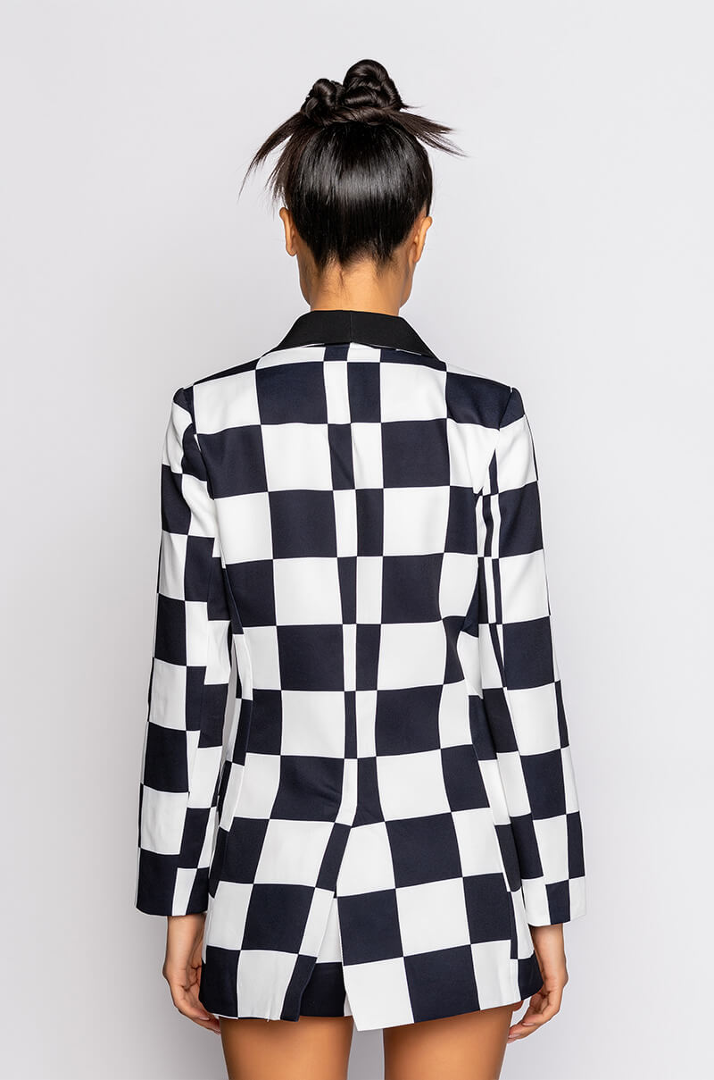 CHECKMATE FITTED BLAZER