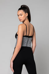CHECKMATE LACE UP CORSET