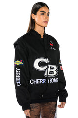 CHERRY BOMB OVERSIZED RACER BOMBER