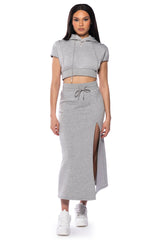 CHILL DAYS COZY MAXI SKIRT