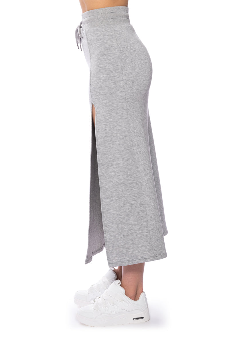 CHILL DAYS COZY MAXI SKIRT