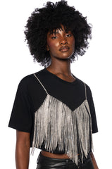 CHROME DANCER RHINESTONE T-SHIRT