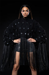 CITY LIVIN FRINGE SWEATSHIRT