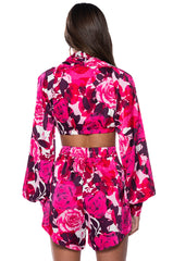 COME MY WAY ULTRA CROPPED BLOUSE