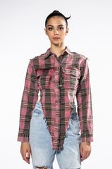COOL AGAIN FLANNEL BLOUSE