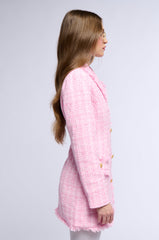 CORA TWEED BLAZER MINI DRESS