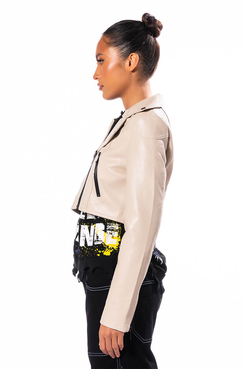 COUNT THE STARS BASIC MOTO JACKET