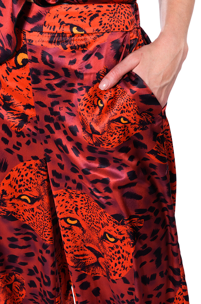 CRAVING YOUR ATTENTION WIDE LEG PULL ON PANTS